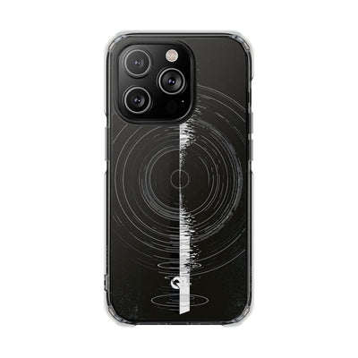 Black Impact MagSafe Phone Case for iPhone - Obsidian Orbital Signal