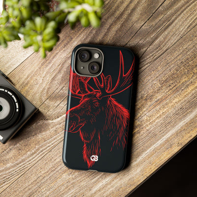 Nordic Elk · Tough Phone Case for iPhone · Black