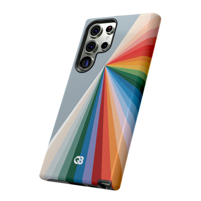 Grey Tough Phone Case for Samsung - Slate Prism Burst
