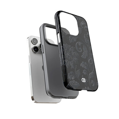 Obsidian Damask · Tough Phone Case for iPhone · Black