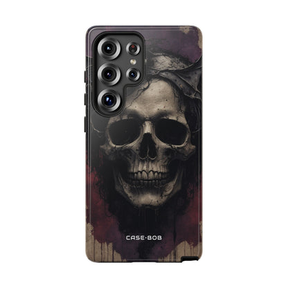 Gothic Totenkopf Krone Samsung S25 Ultra Case - Tough
