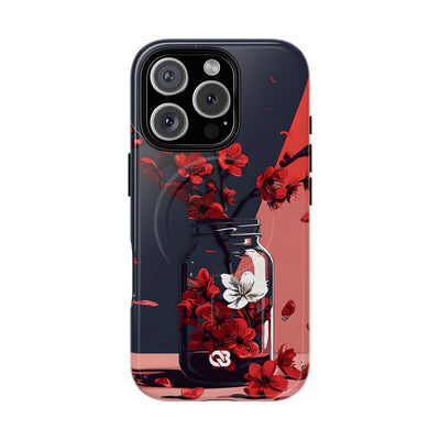 Crimson Blossom Jar · Tough+ Phone Case for iPhone · Magsafe