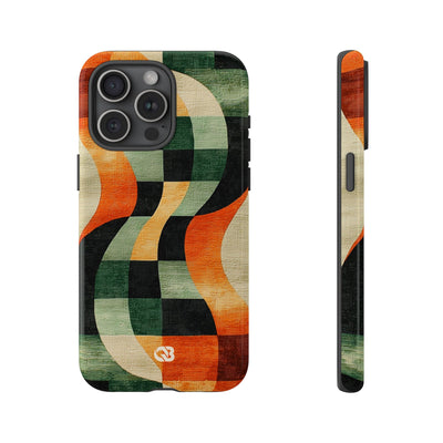 Burnt Orange Curve · Tough Etui na telefon dla iPhone