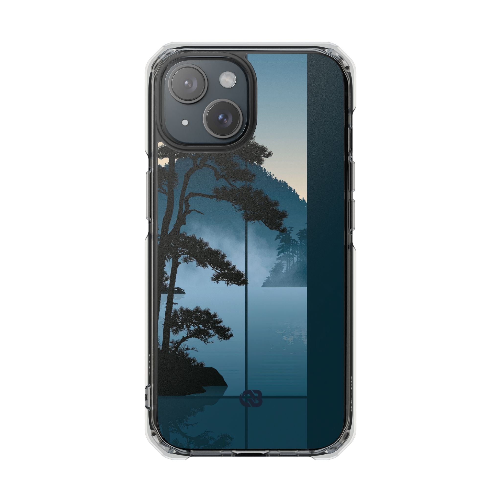 Blue Impact MagSafe Phone Case for iPhone - Kyoto Mist Pine