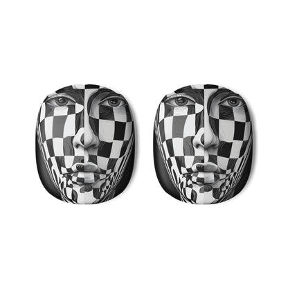 Mirrored Checkerboard Face - AirPod Max Case
