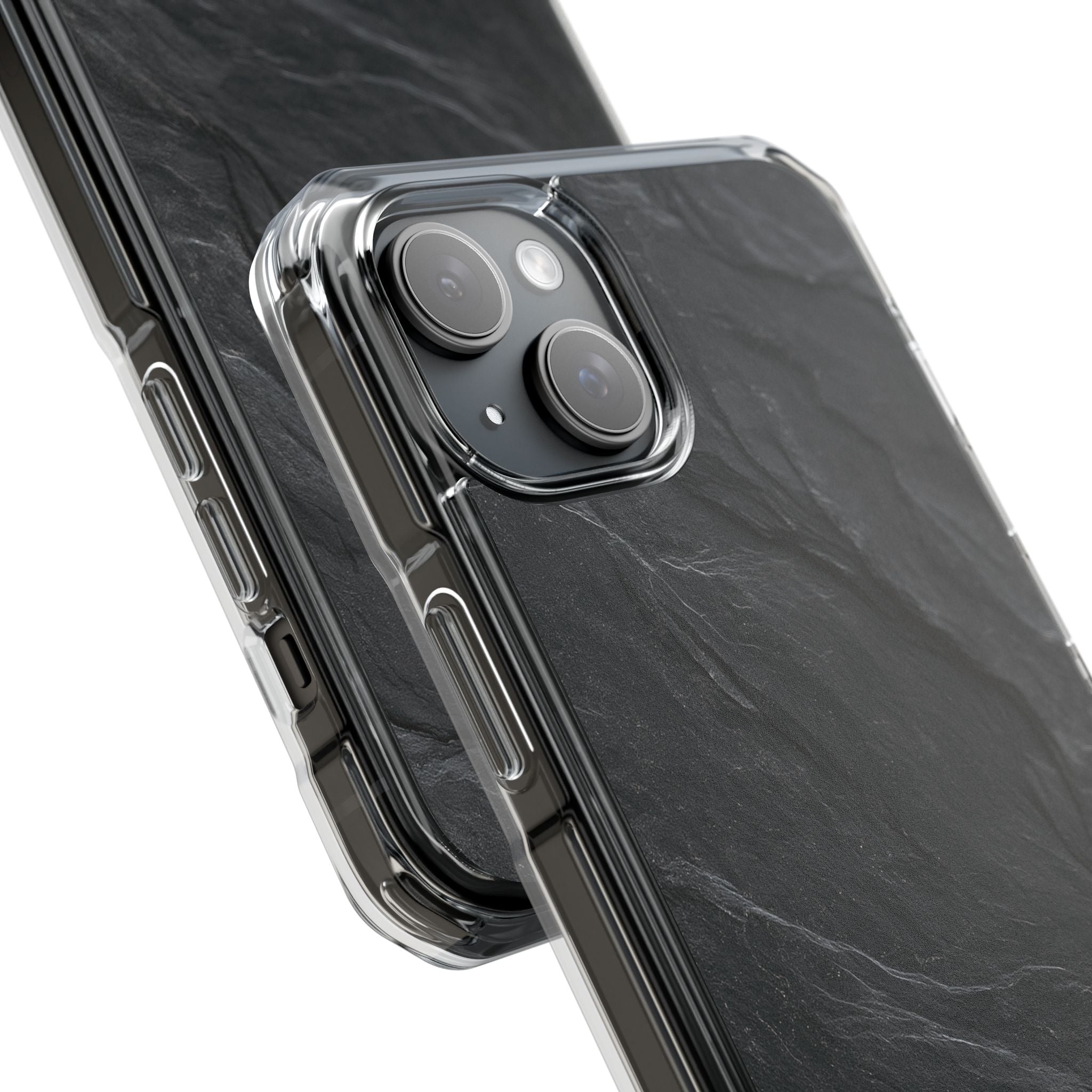 Black Impact MagSafe Phone Case for iPhone - Midnight Slate Ridge
