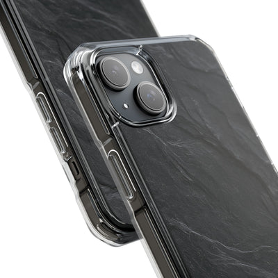 Black Impact MagSafe Phone Case for iPhone - Midnight Slate Ridge