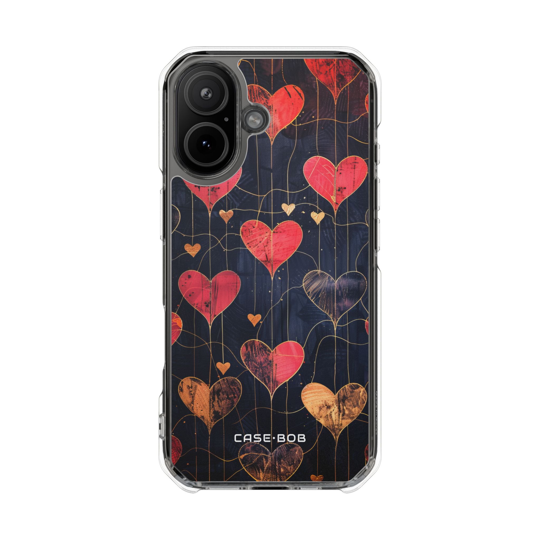 Golden Heartbeat iPhone 17 Case - Impact