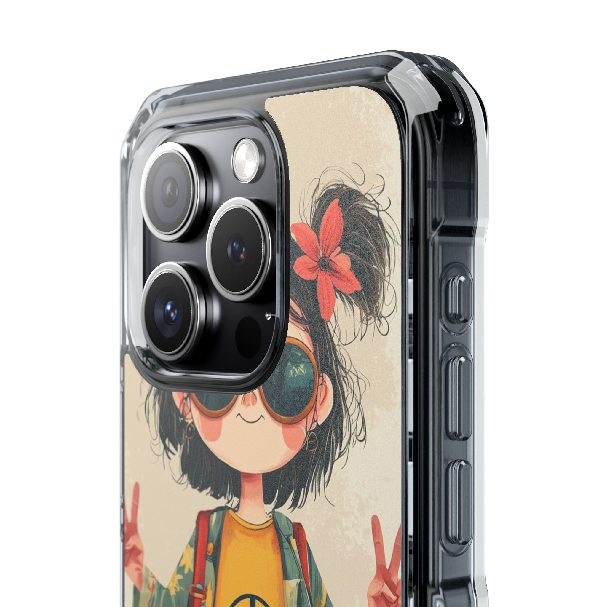 Peace Pigtails iPhone 15 Pro Case - Impact