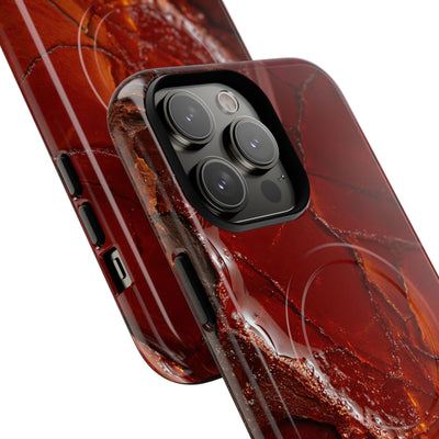 Amber Embrace · Tough 2.0 Magnetic Phone Case for iPhone · Brown