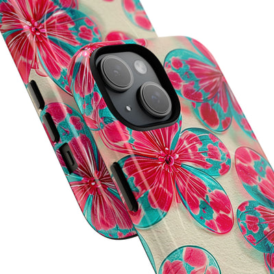 Lucite Jelly Bloom · Tough 2.0 Magnetic Phone Case for iPhone · Pink