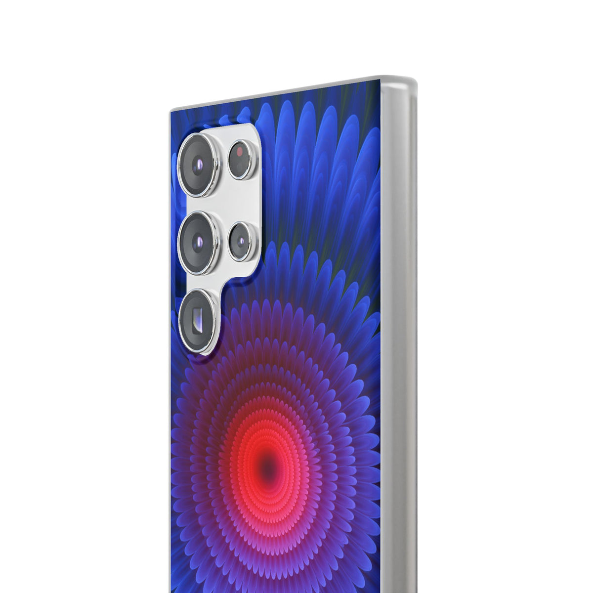 Radial Spectrum Bloom · Lite Phone Case for Samsung · Blue