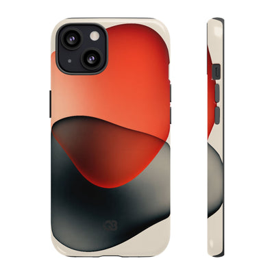 Translucent Crimson Form · Tough Phone Case for iPhone · Red