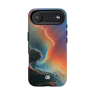 Prismatic Aura Shift · Tough 2.0 Magnetic Phone Case for iPhone · Blue