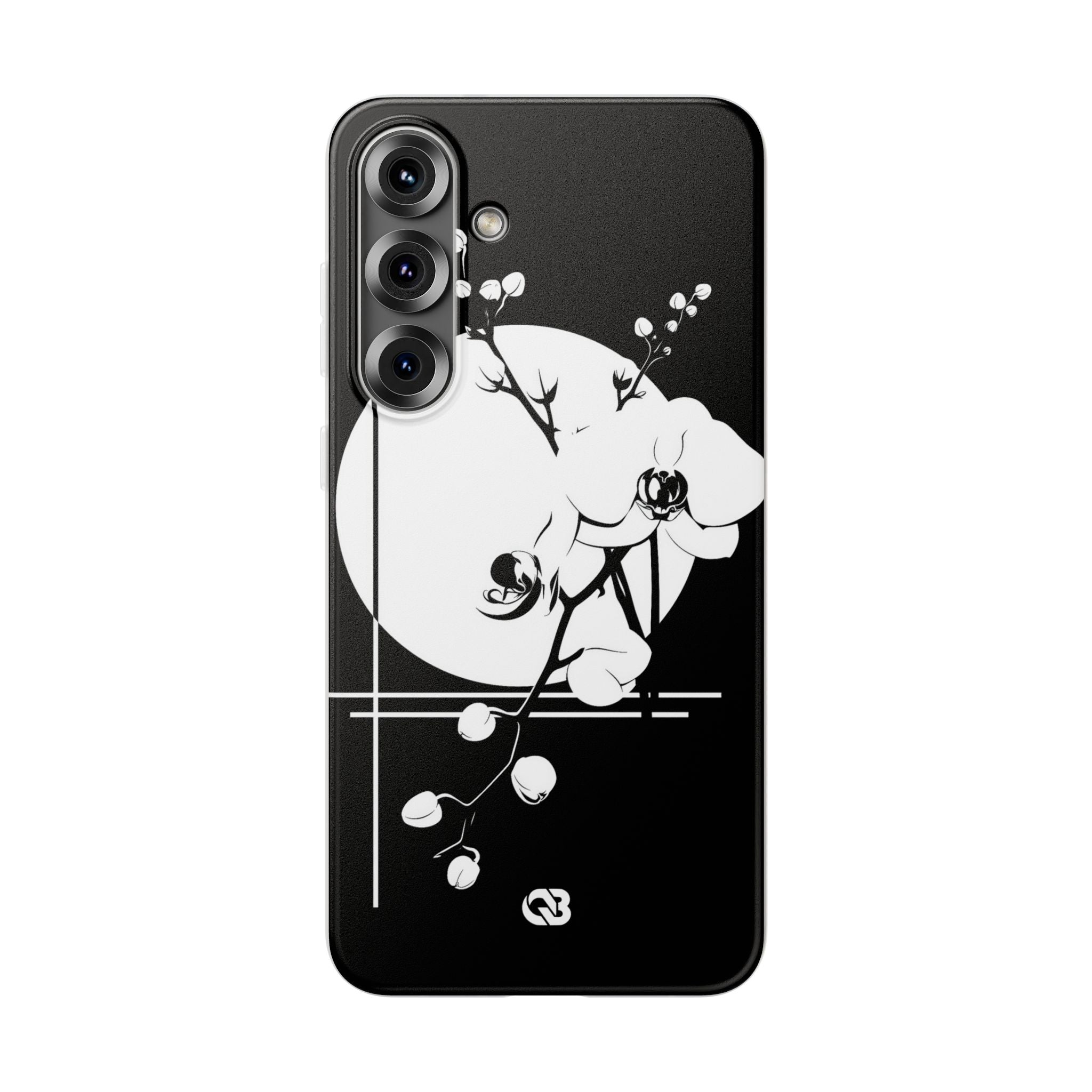 Black Lite Phone Case for Samsung - Lunar Orchid Grid
