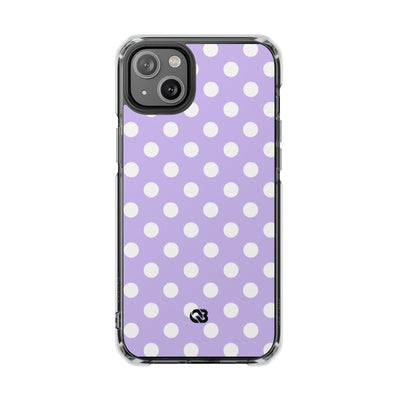 Lavender Polka Grid · Impact Phone Case for iPhone · Magsafe