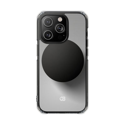 Grey Impact MagSafe Phone Case for iPhone - Matte Onyx Sphere