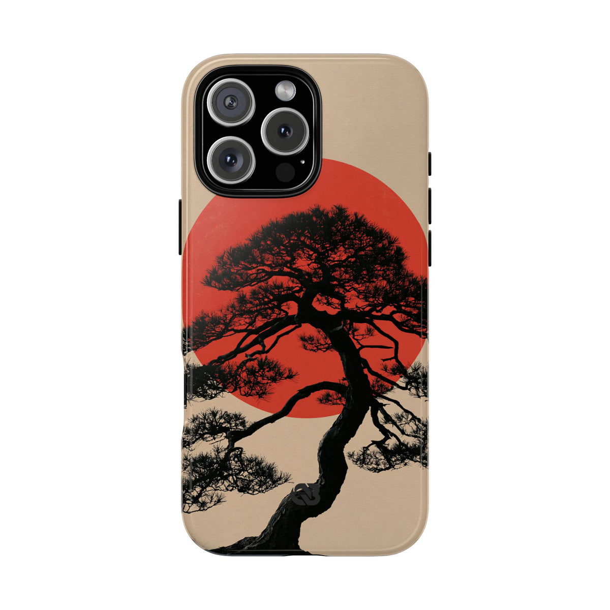 Crimson Pine Solitude · Tough Phone Case for iPhone · Beige