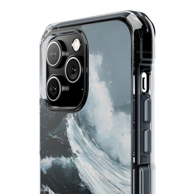 Nordic Swell · Clear Impact Magnetic Phone Case for iPhone · Blue