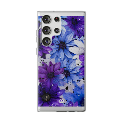 Ink Splatter Blooms · Soft Phone Case for Samsung