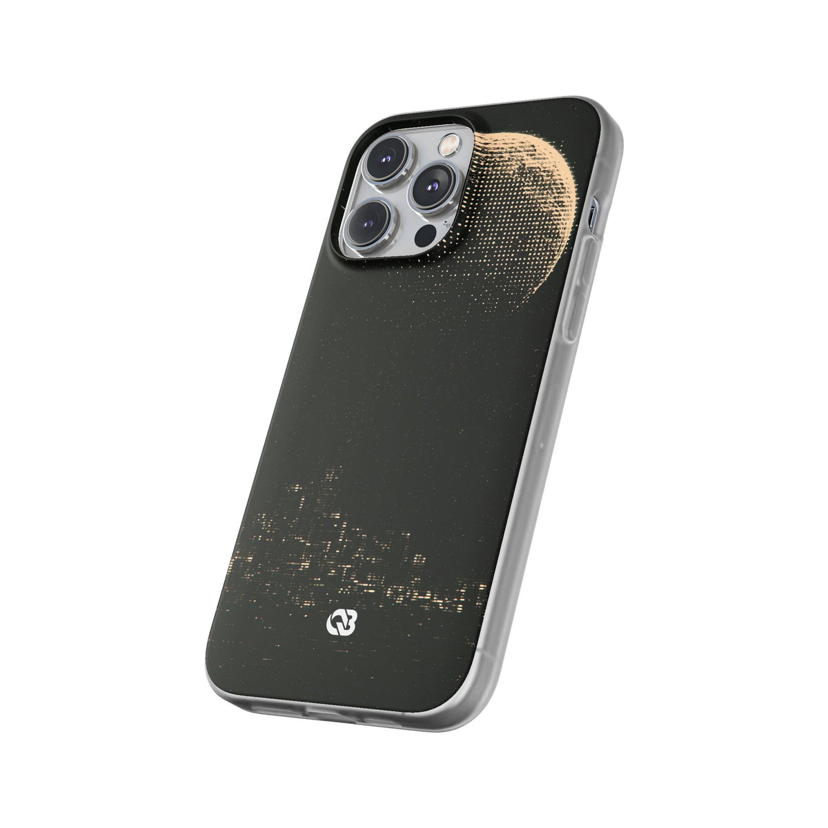 Lunar Metropolis Nocturne · Lite Phone Case for iPhone ·  Black