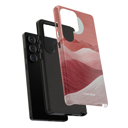 White Orb Dunes Samsung S25 Ultra Case - Tough