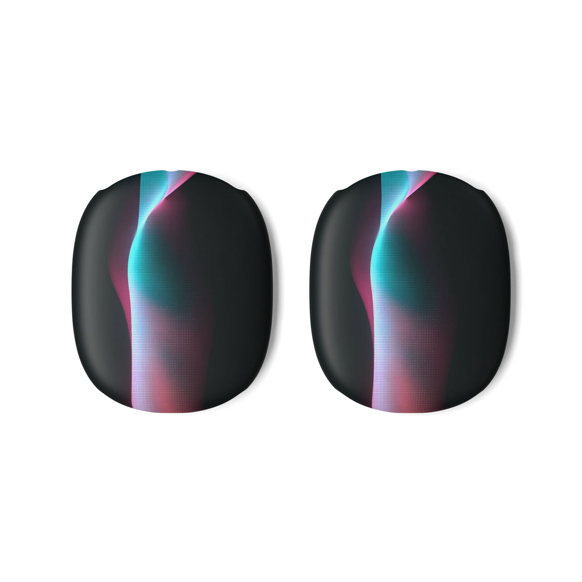 Neon Pixel Flow · Hard Case for AirPods Max · Black