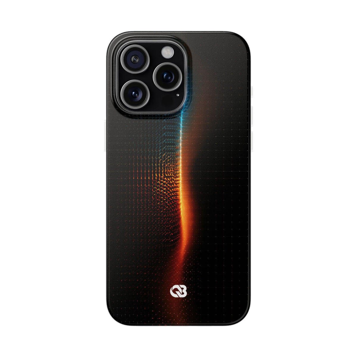 Luminous Refraction Grid · Lite Phone Case for iPhone ·  Black