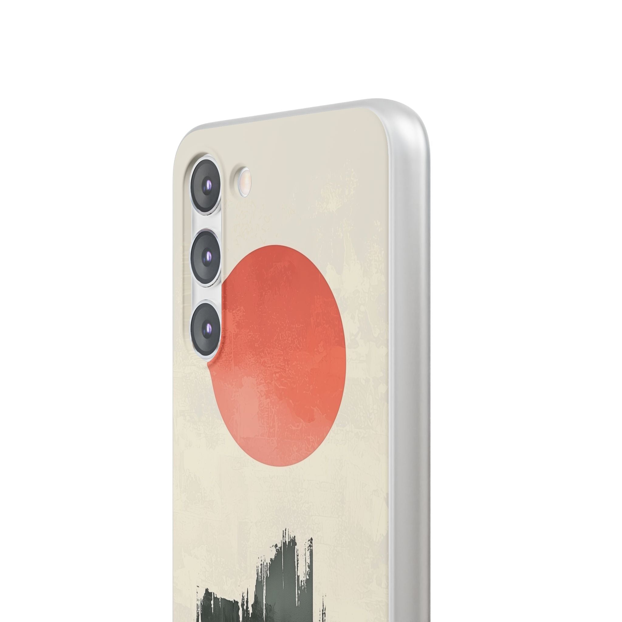 Crimson Sun Strokes · Soft Phone Case for Samsung