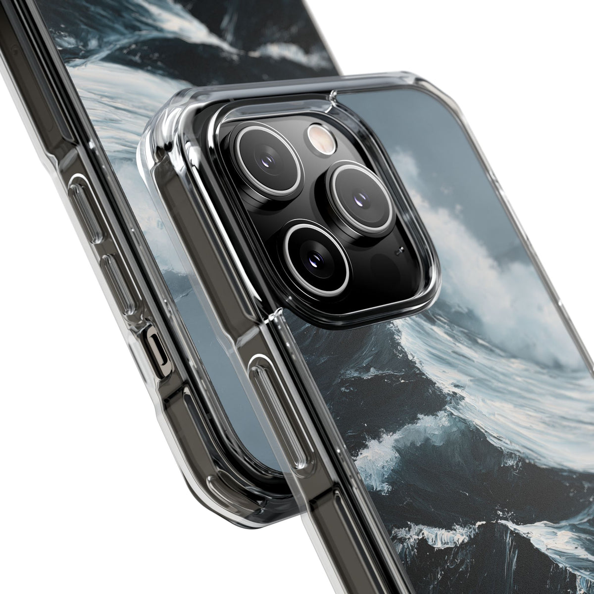 Nordic Swell · Clear Impact Magnetic Phone Case for iPhone · Blue