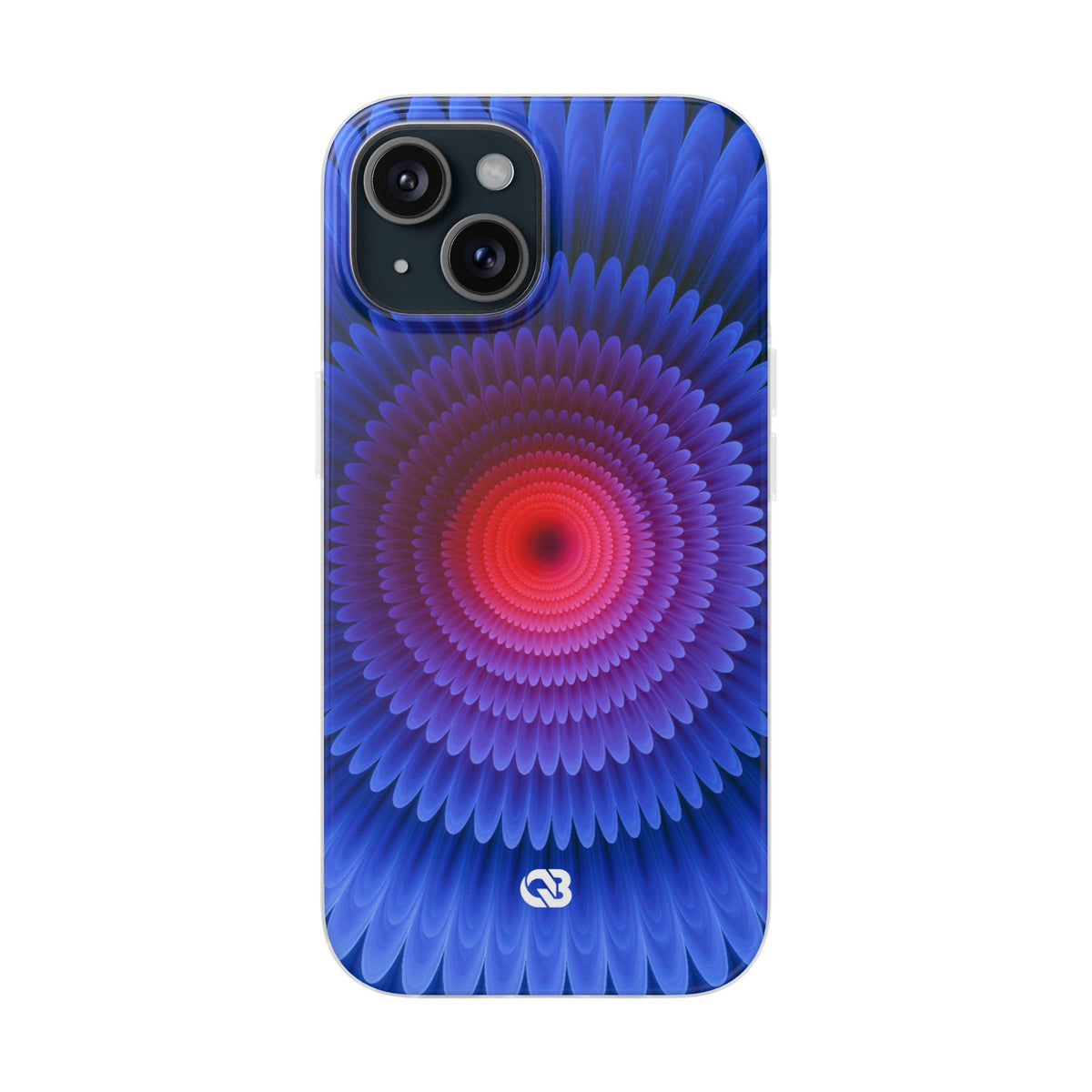 Radial Spectrum Bloom · Lite Phone Case for iPhone ·  Blue