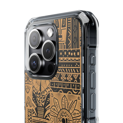 Tribal Faces iPhone 15 Pro hoesje - Impact