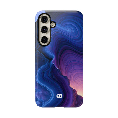 Radiant Strata · Tough Phone Case for Samsung · Blue