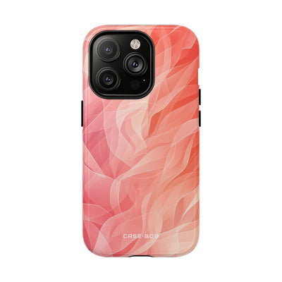 Peach Wave Drift iPhone 14 Pro Case - Tough+