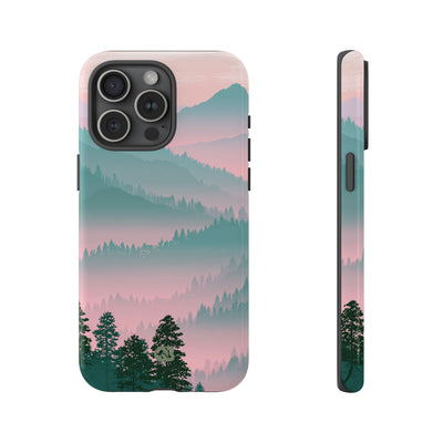 Teal Tough Phone Case for iPhone - Alpine Mist Teal