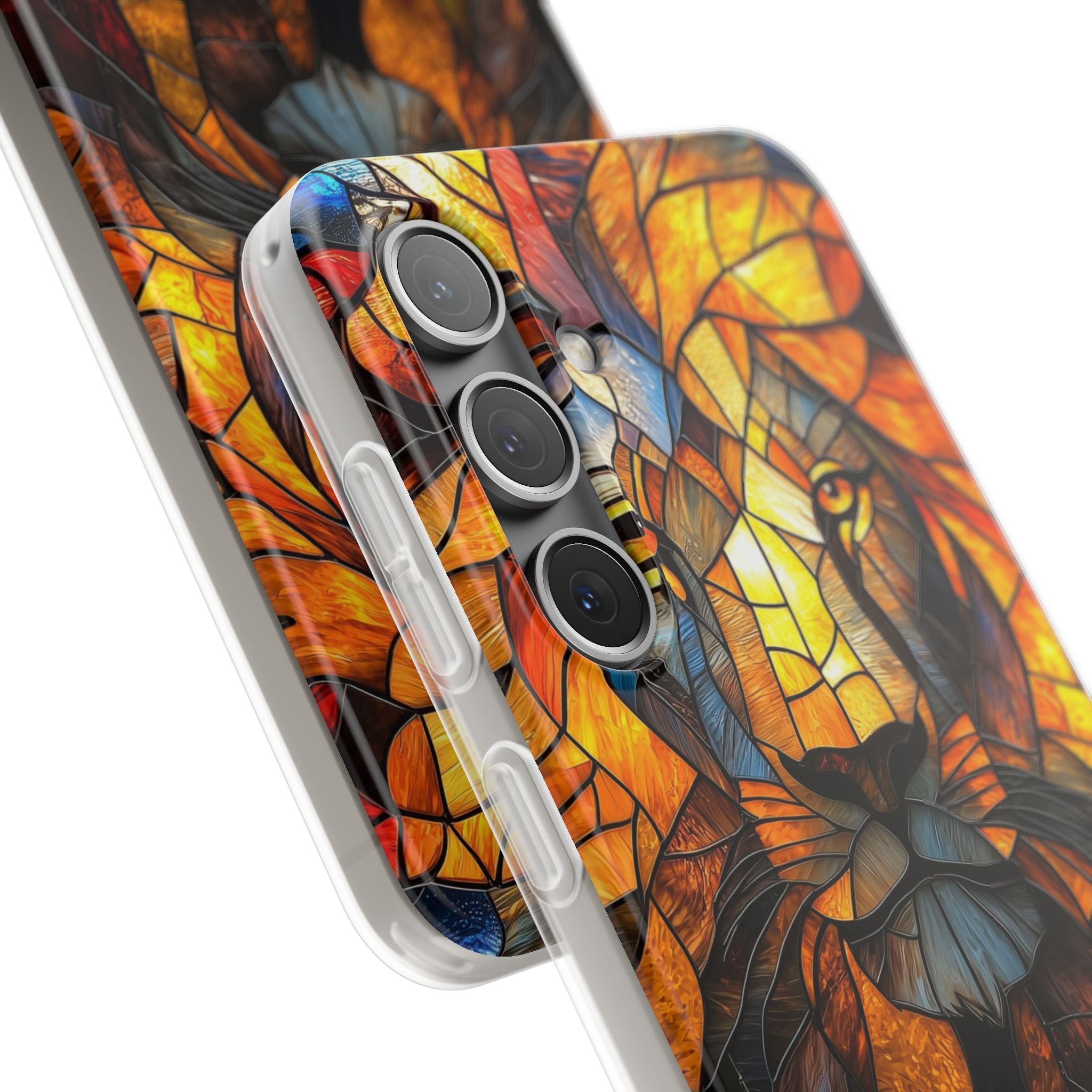 Amber Glass Lion · Soft Coque de téléphone pour Samsung