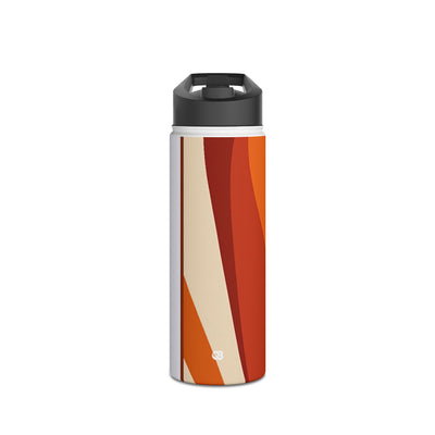 Terracotta Strata · Insulated Water Bottle · Orange