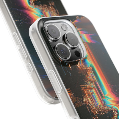 Prismatic Circuit · Lite Phone Case for iPhone ·  Black