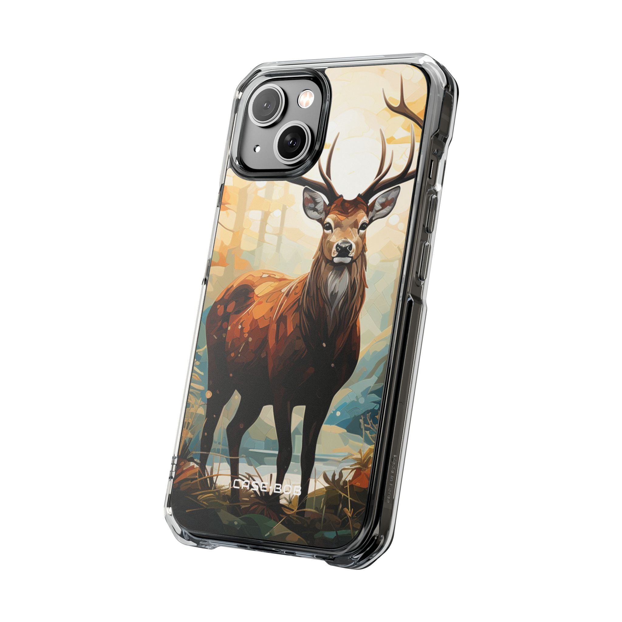 Glowing Stag iPhone 14 Case - Impact - CASE•BOB