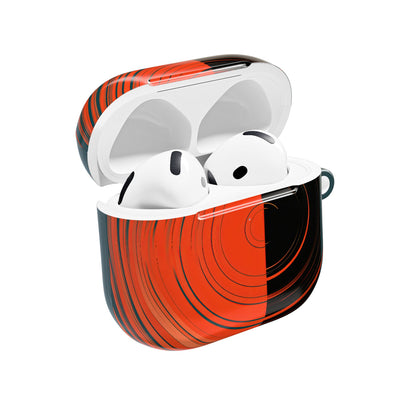 Orbital Meridian · Hard Case for AirPods & AirPods Pro · Orange
