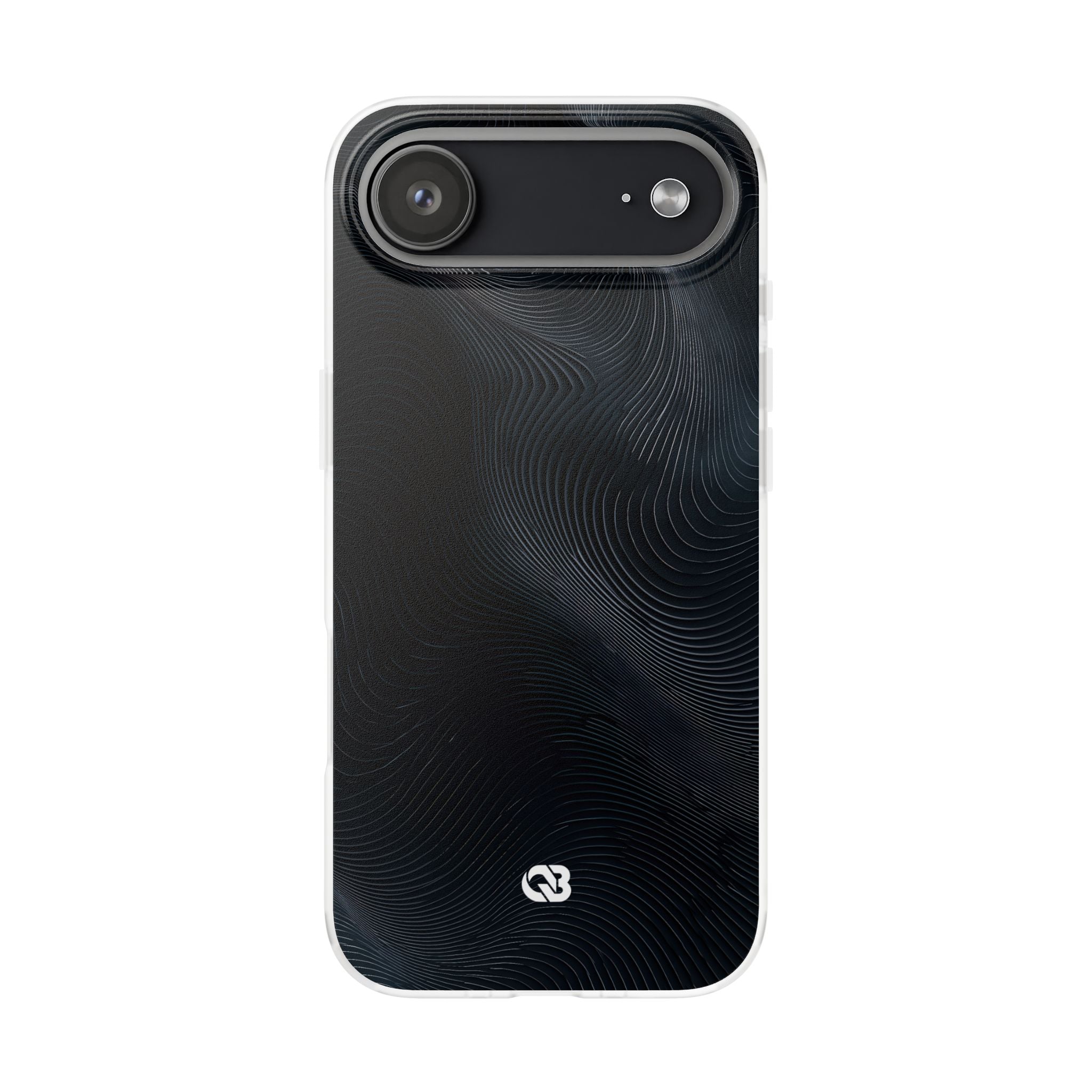 Black Lite Phone Case for iPhone - Obsidian Ridge Flux