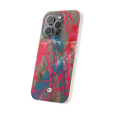 Neon Static Drip · Lite Phone Case for iPhone ·  Pink