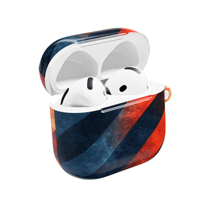 Diagonal Stripes Blaze - AirPods Case