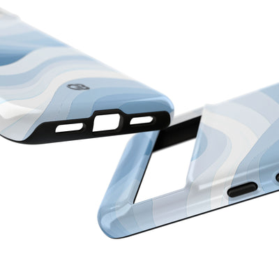 Blue Tough Phone Case for Google Pixel - Glacial Indigo Flow