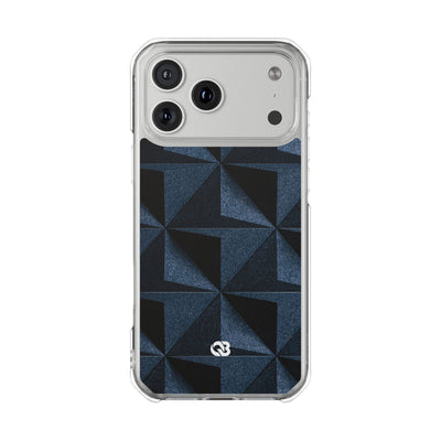 Blue Impact MagSafe Phone Case for iPhone - Indigo Basalt Facets