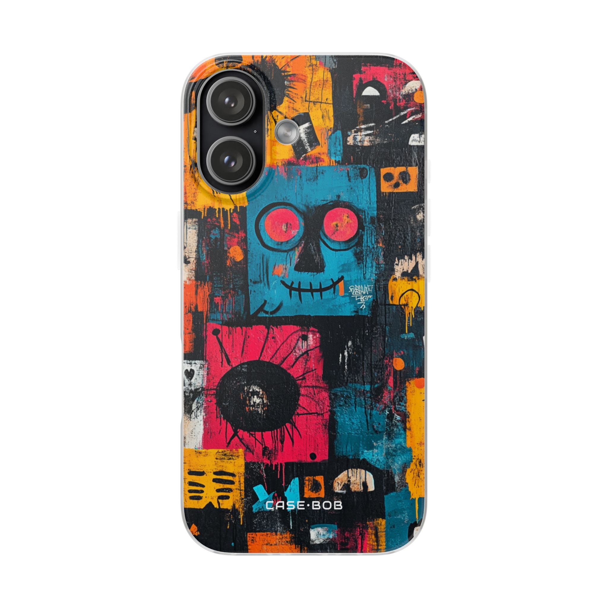 Blue Stitch Smile iPhone 17 Case - Soft - CASE•BOB