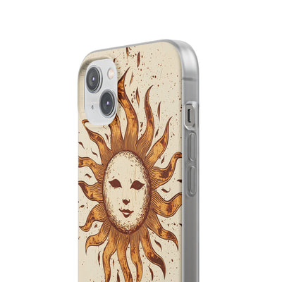 Ρουστίκ Ηλιακή Μάσκα · Soft Θήκη για iPhone