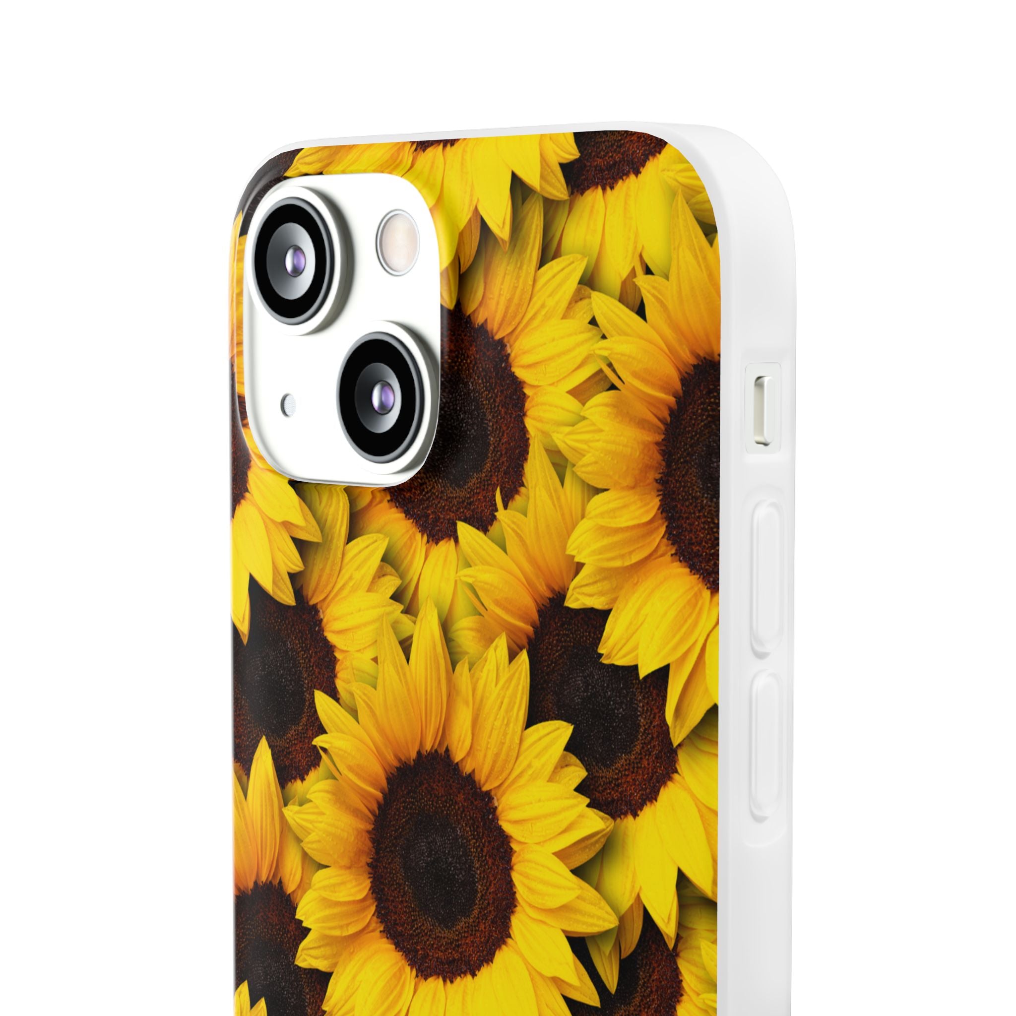 Sonnenblumen-Glühen iPhone 13 mini Case - Soft