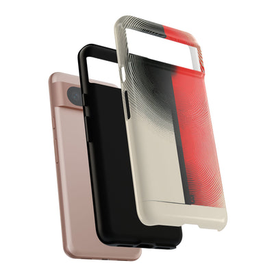Red Tough Phone Case for Google Pixel - Split Signal Red