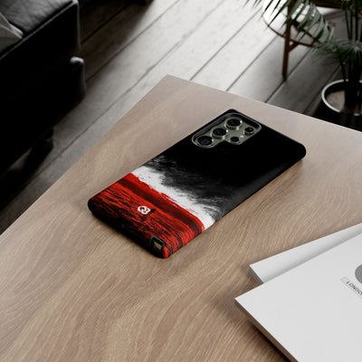 Crimson Void · Tough Phone Case for Samsung · Black
